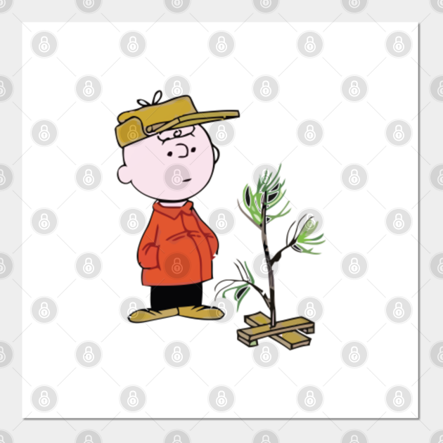 Charlie Brown And Tree - Charlie Brown And Tree - Posters and Art